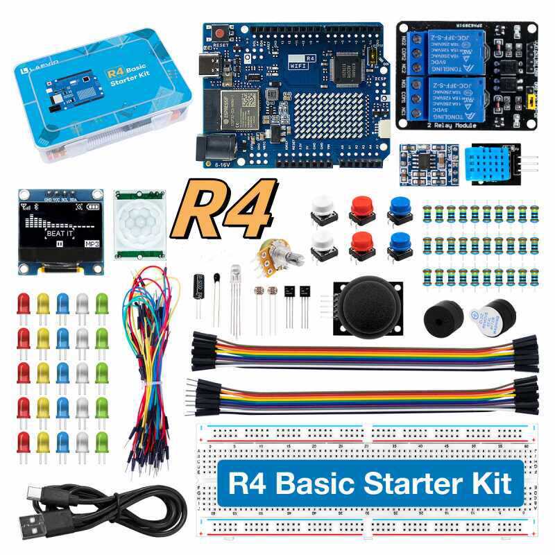 Sensor Kit Arduino - UNO R4 WiFi Compatible Development Starter