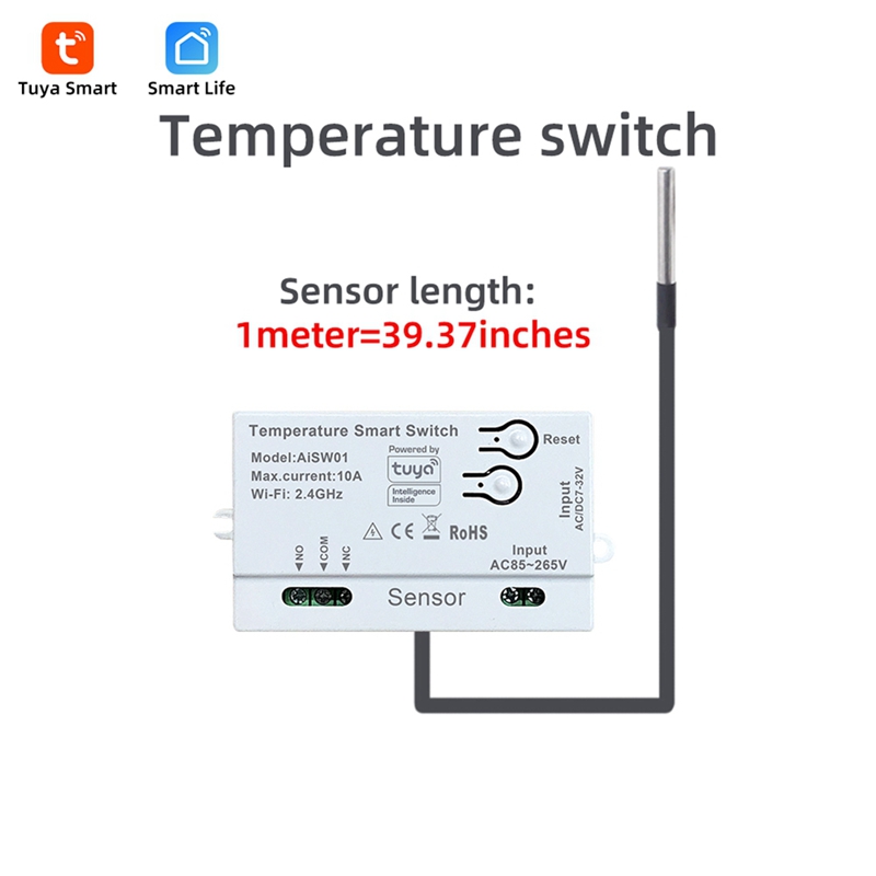 Tuya WiFi Temperature Switch S - Wifi Thermostat review and price