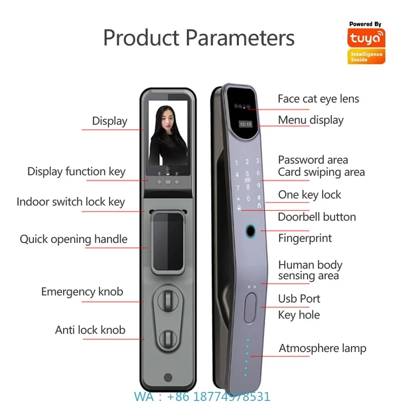 WIFI Face Recognition Smart Lo - Smart Door Lock Wifi review and price