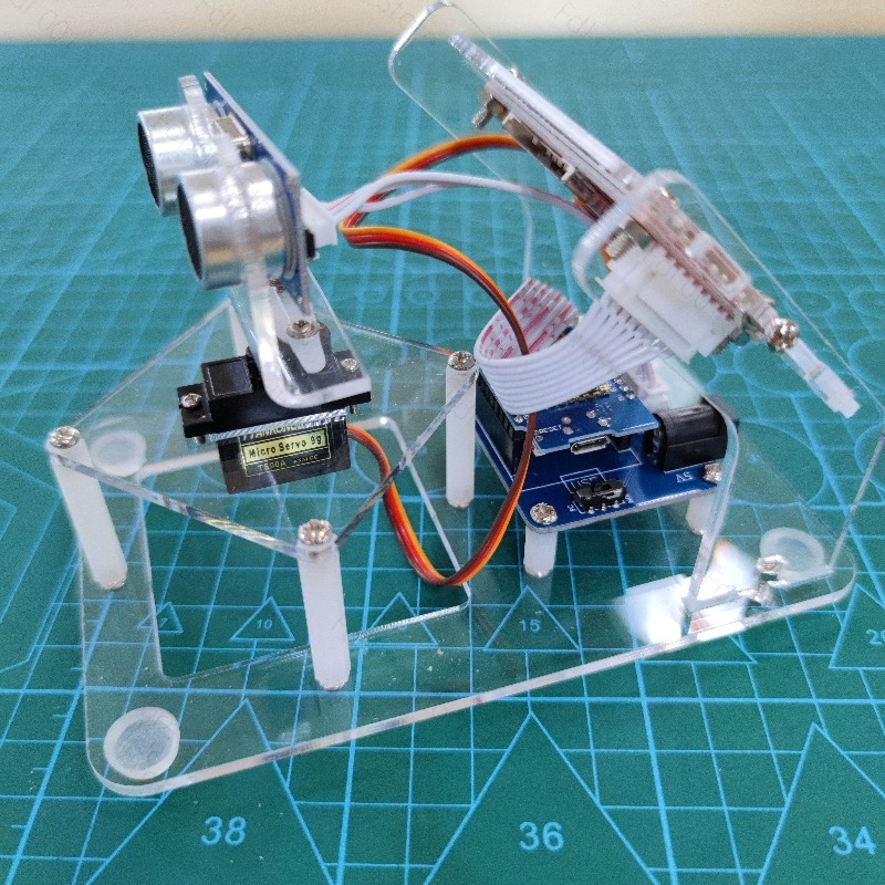 DIY Ultrasonic Radar Scanning  - Sensor Kit Arduino review and price