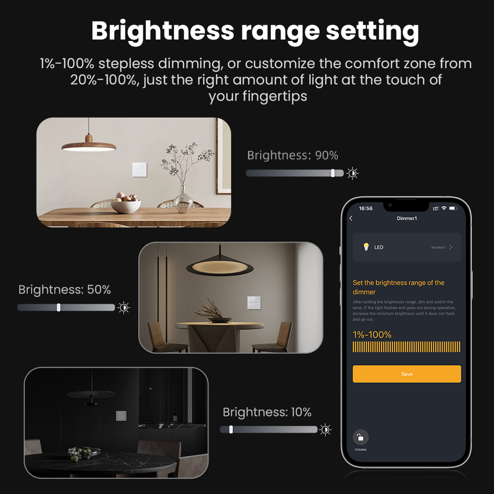 AVATTO WiFi 1/2 Gang Smart Dim - Smart Light Switch Wifi review and price