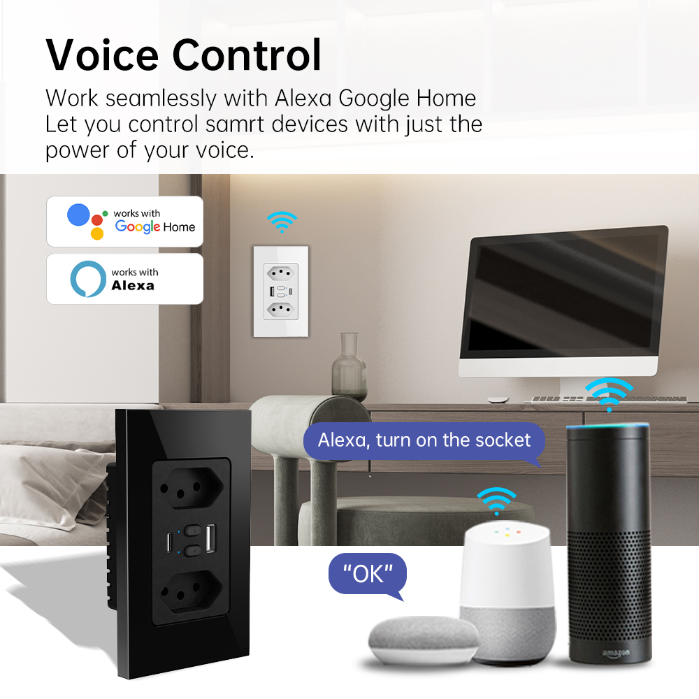MANHOT Wifi Smart Brazil Socke - Wifi Smart Plug review and price
