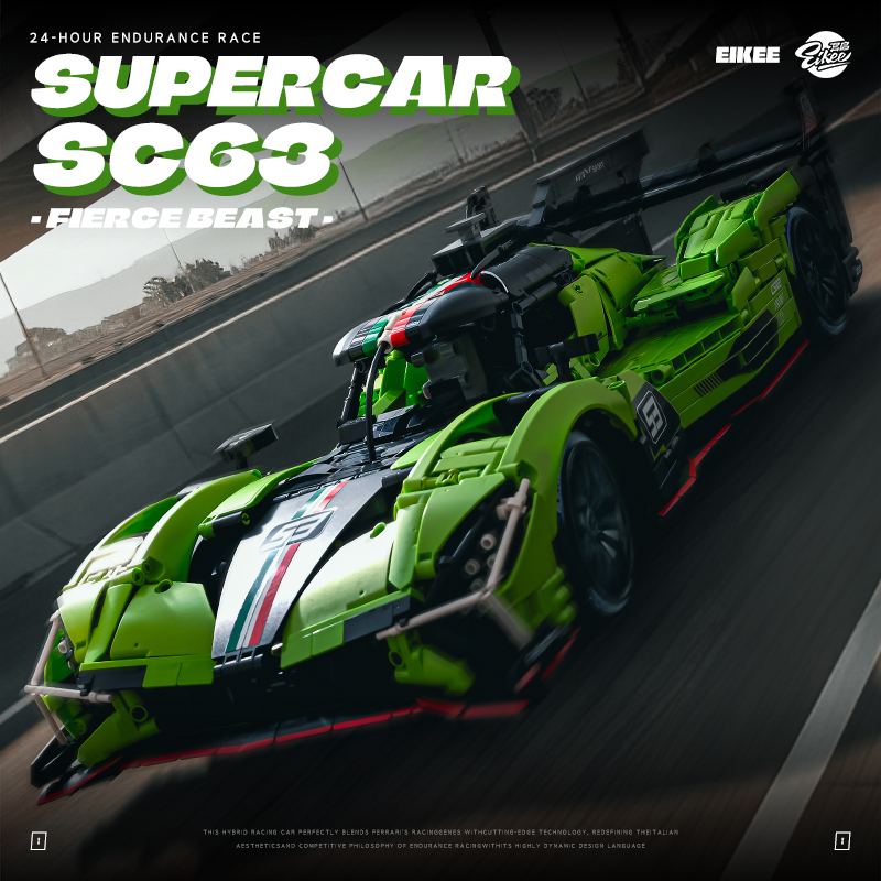 MOC Lamborghini SC63 WEC & IMS - Stem Robotics Kit review and price