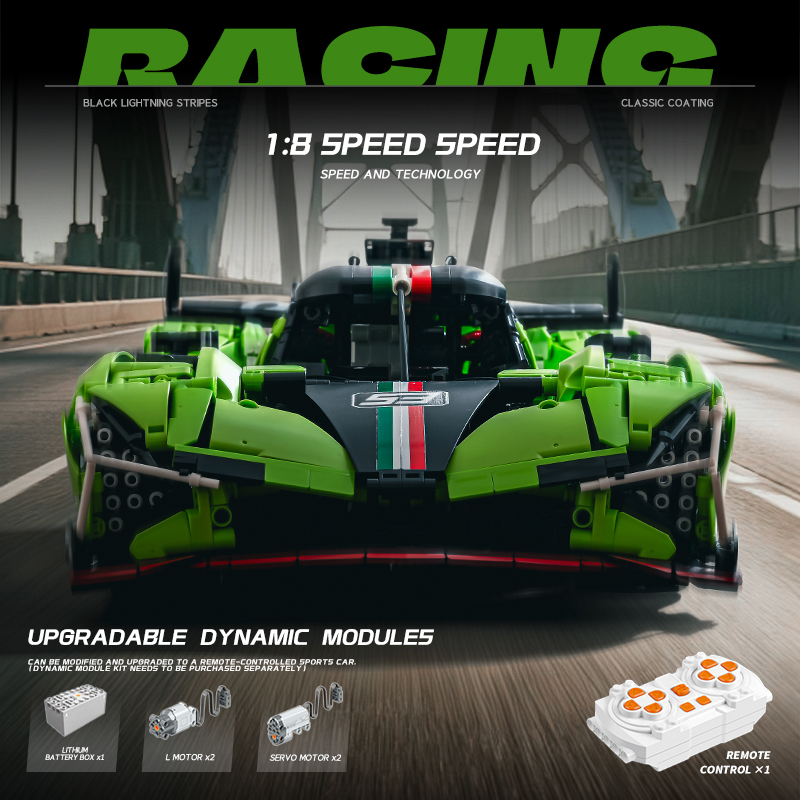 MOC Lamborghini SC63 WEC & IMS - Stem Robotics Kit review and price