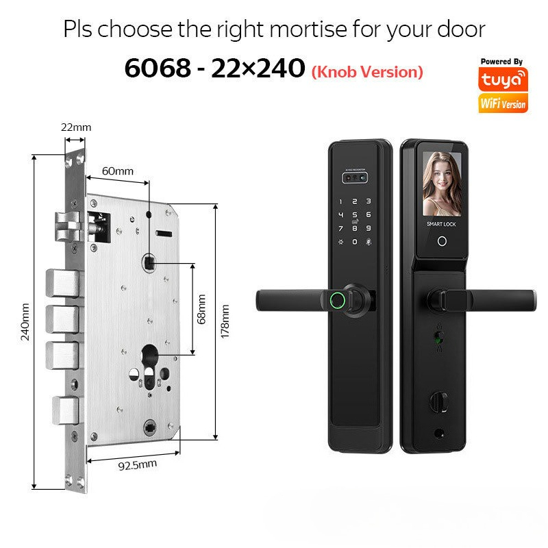 EGFirtor Semi-automaticTuya Fi - Smart Door Lock Wifi review and price