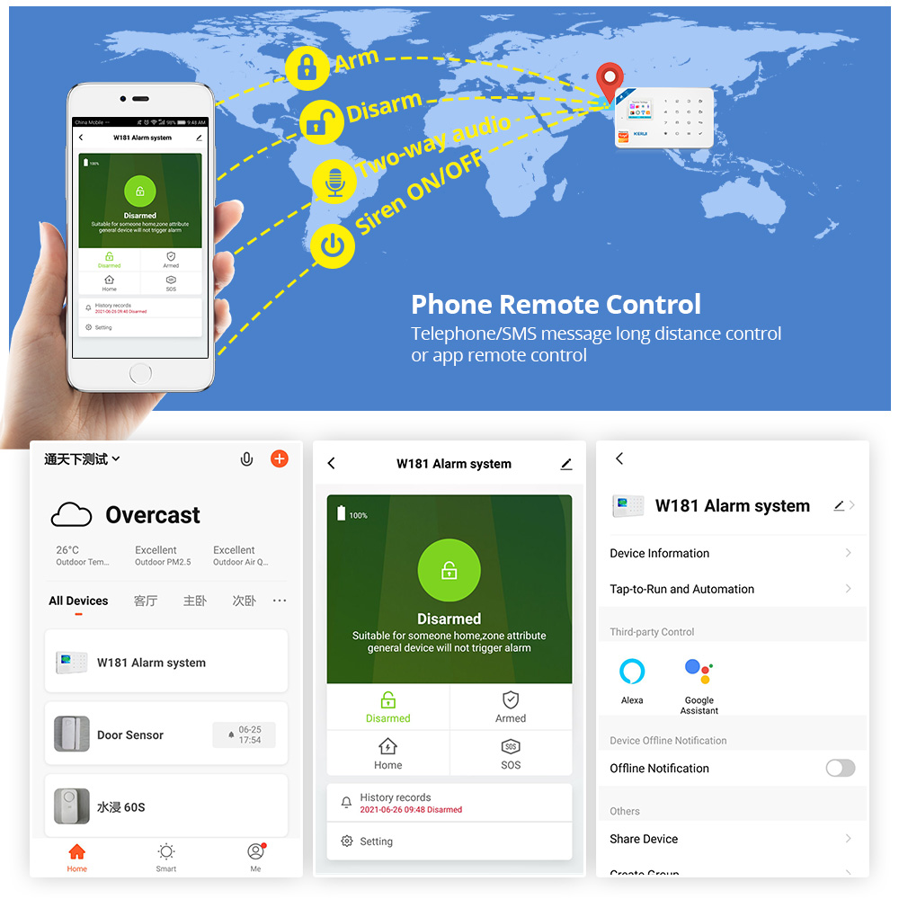 KERUI Security Alarm System Ki - Smart Home Automation Kit review and price