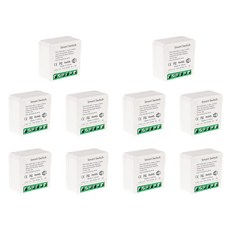 10X Mini Smart Wifi Relay Swit - Smart Light Switch Wifi review and price