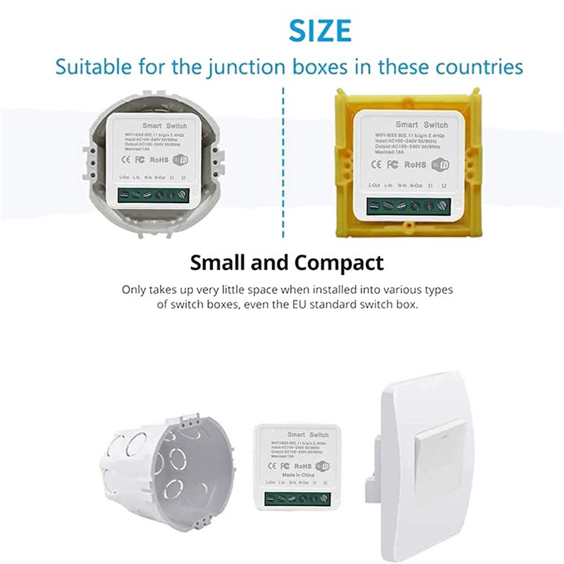 10X Mini Smart Wifi Relay Swit - Smart Light Switch Wifi review and price